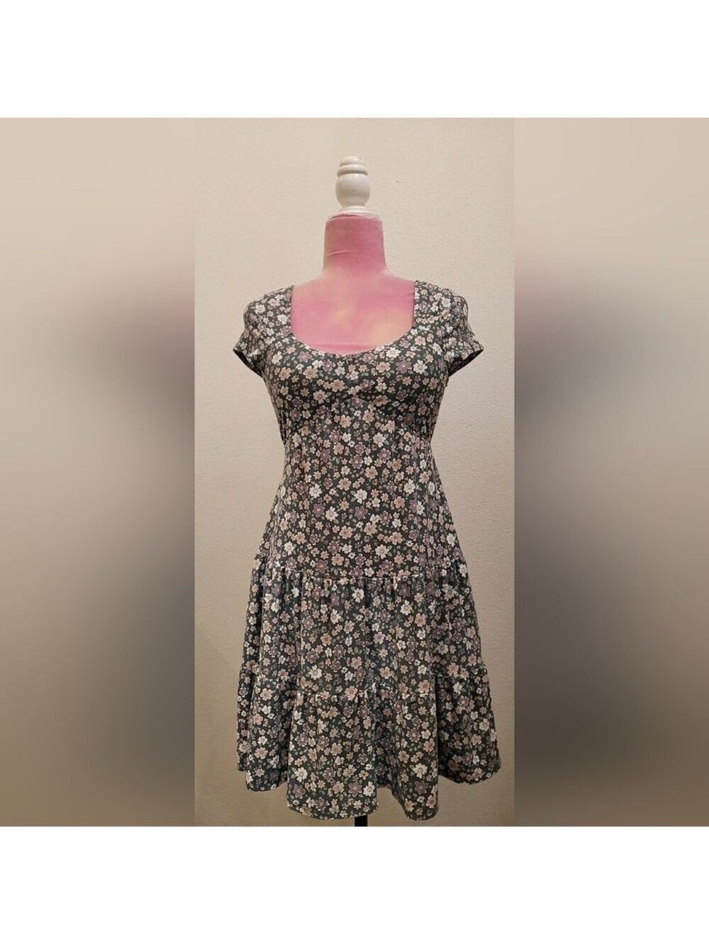 Derek Heart Pastel Floral Dress